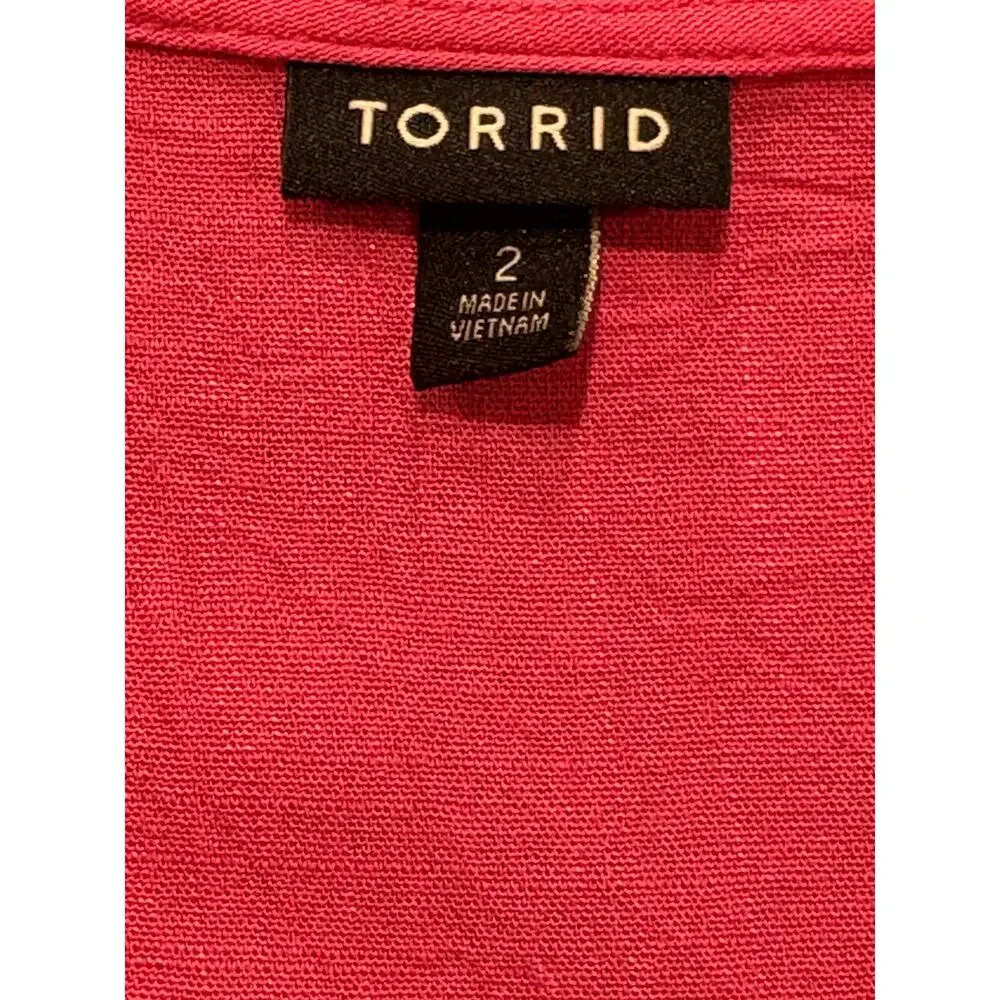 Women's 2XL Hot Pink Skater Dress by Torrid - Picture 4 of 6